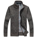 Thick Knit Zip-Up Cardigan Coat