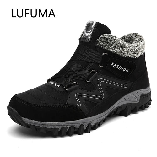 Fur Lined Winter Leather Boots
