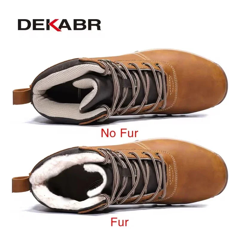 Leather Winter Boots